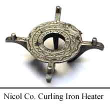 Photo of Nicol Co. Curling Iron Heater