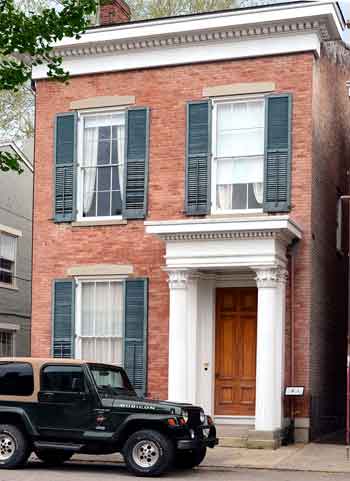 Front view of the Francis Costigan House, Madison, Indiana