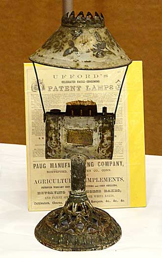 Photo of Kinnear's Pat. No. 7921 (1851)(Lard Lamp), by Ufford