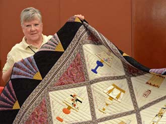 Aladdin 1996 Gathering Raffle Quilt