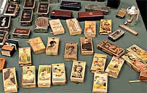 Photo of Pocket Match and Candleholders Displayed at Seminar